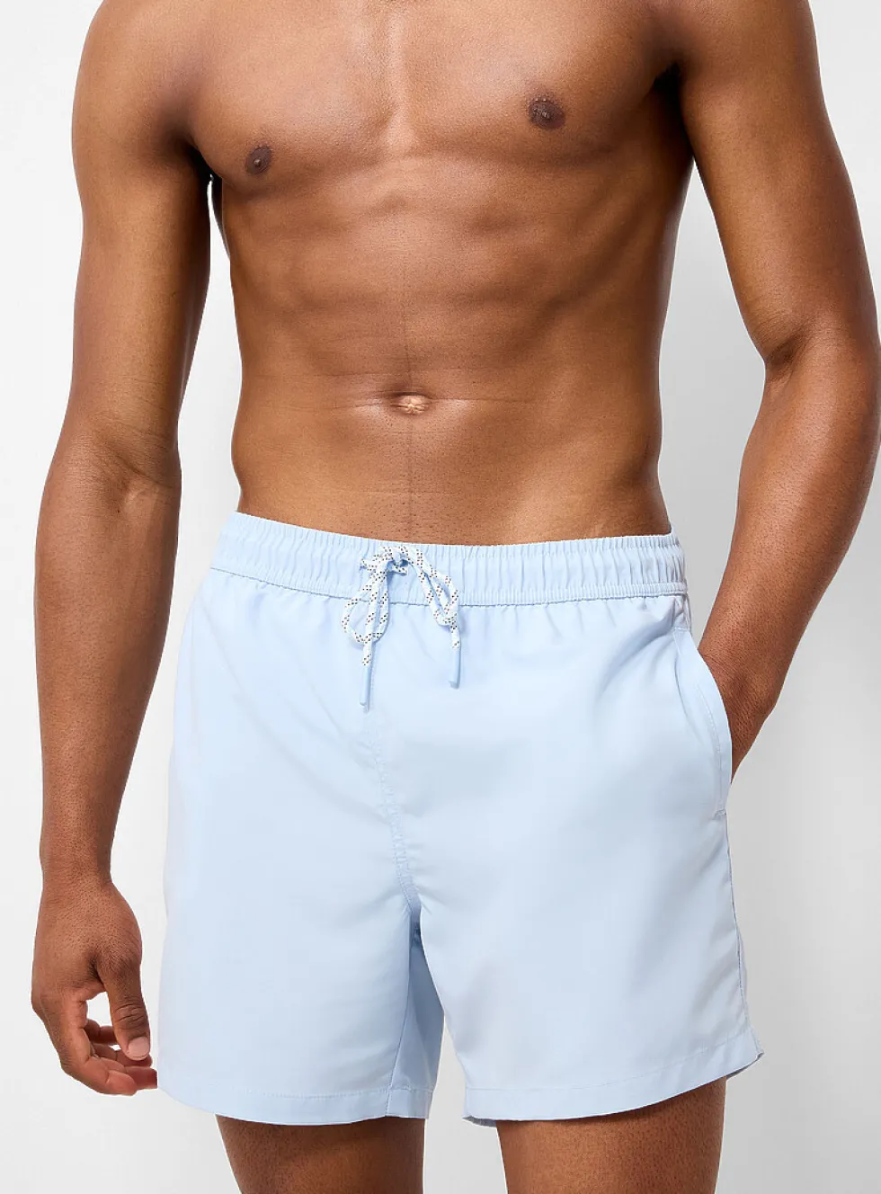 Solid-coloured swim short