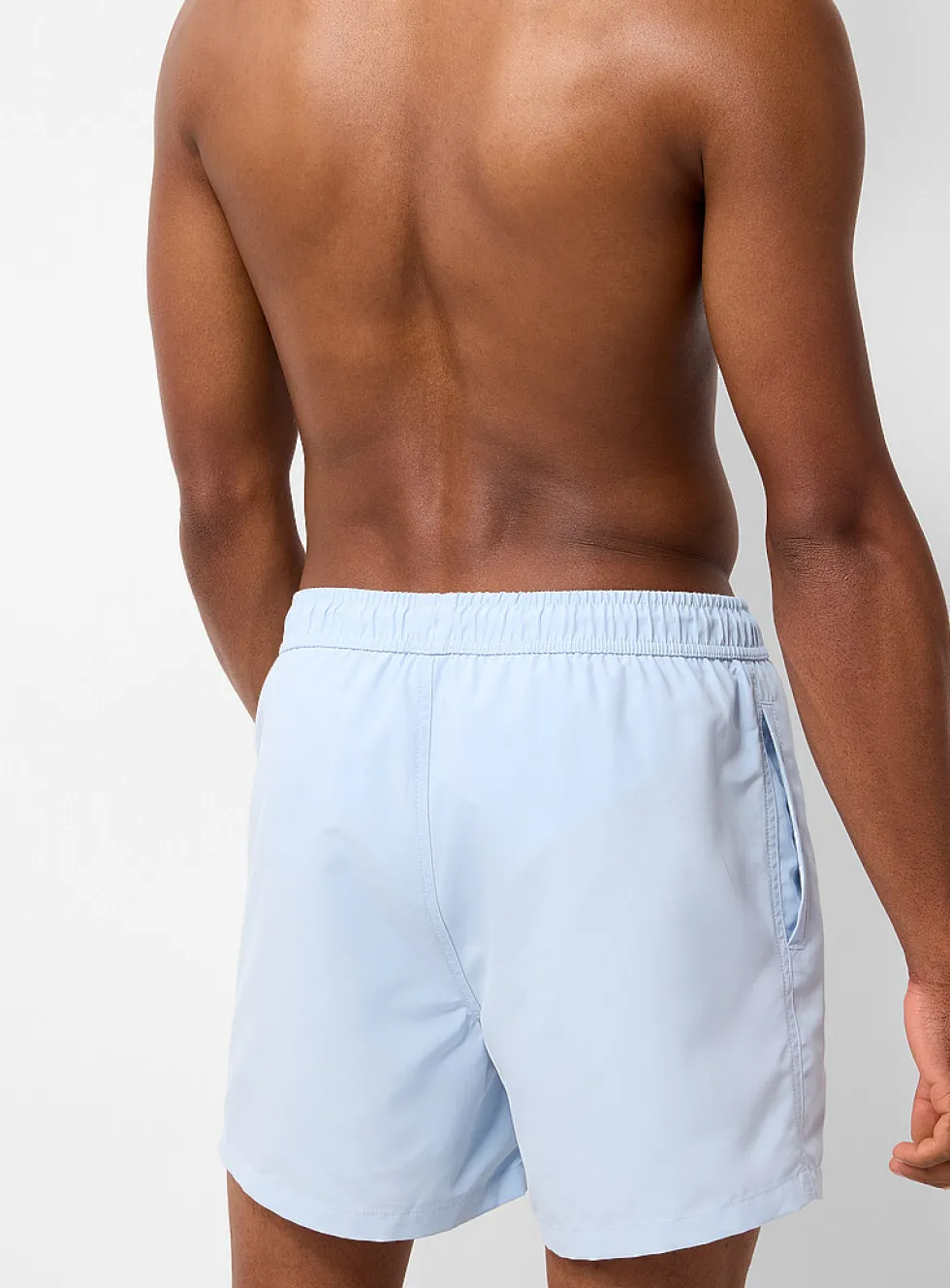 Solid-coloured swim short