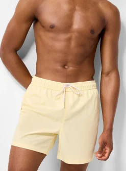 Solid-coloured swim short