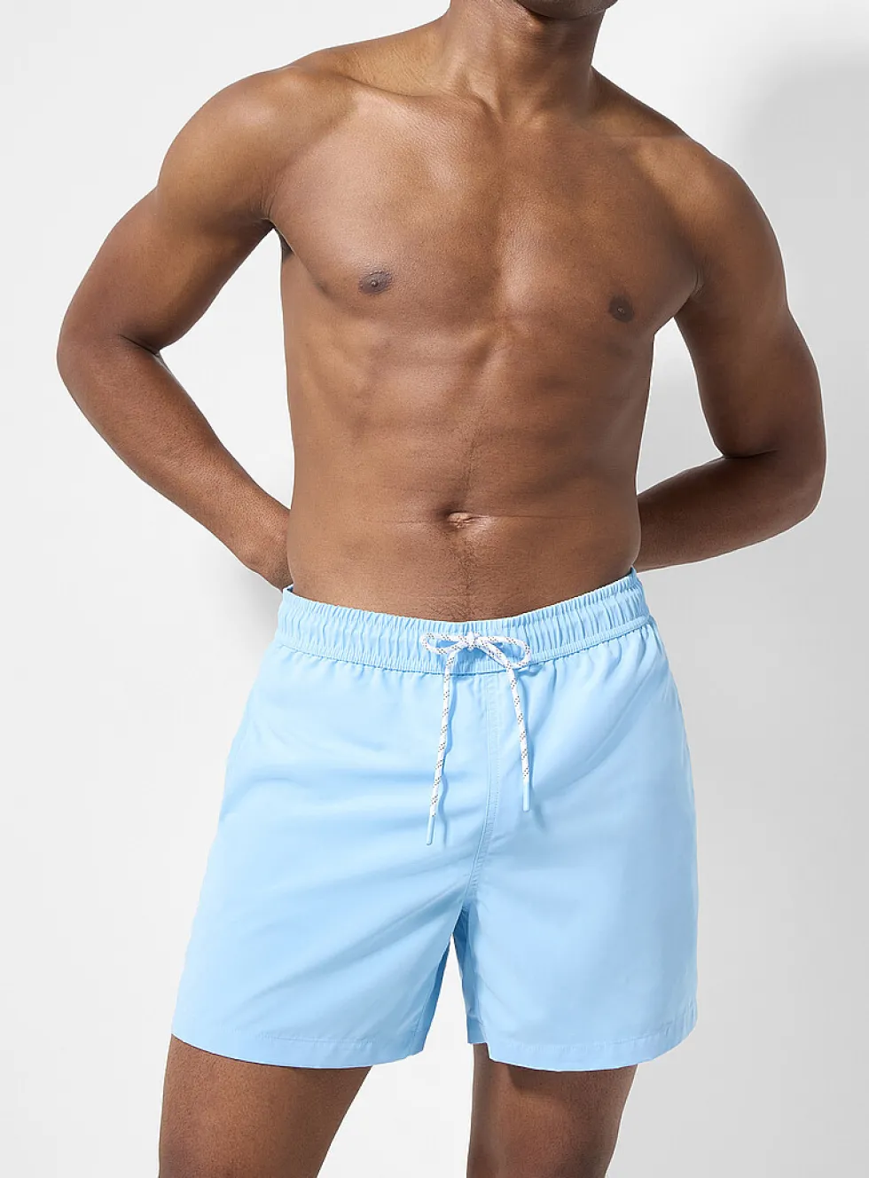 Solid-coloured swim short