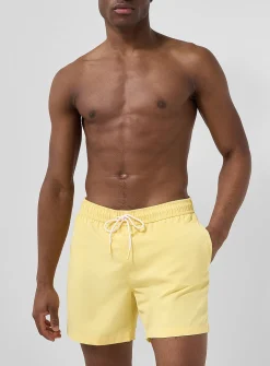 Solid-coloured swim short