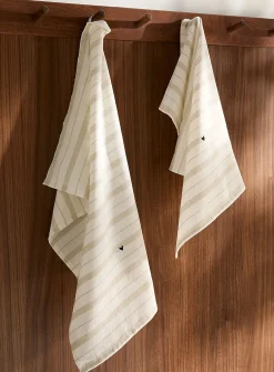 Solo heart stripes tea towels