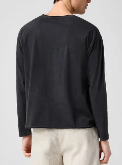 Solstice perforated long-sleeve T-shirt