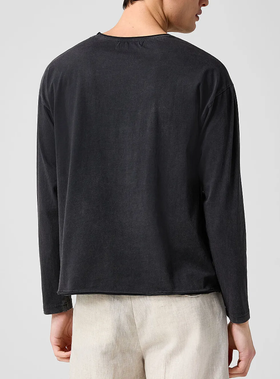 Solstice perforated long-sleeve T-shirt