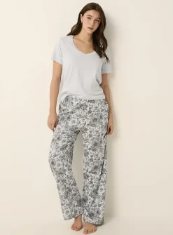 Soothing tone pattern pyjama pant