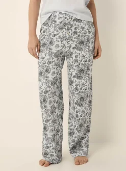 Soothing tone pattern pyjama pant
