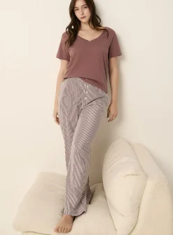 Soothing tone pattern pyjama pant
