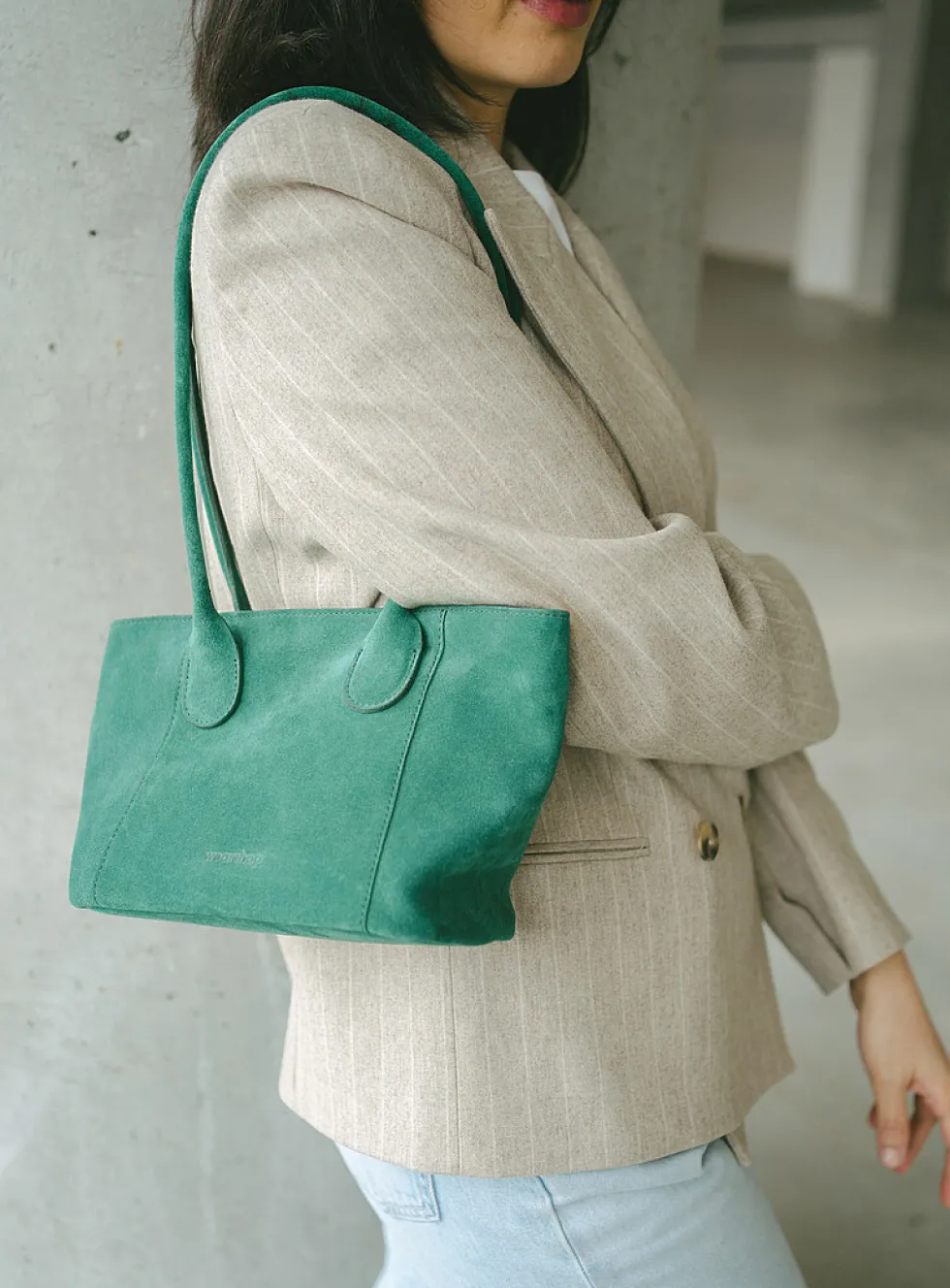 Sophie small suede bag