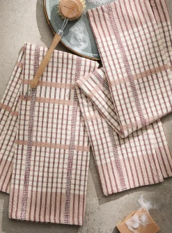 Sophisticated plaid tea towels