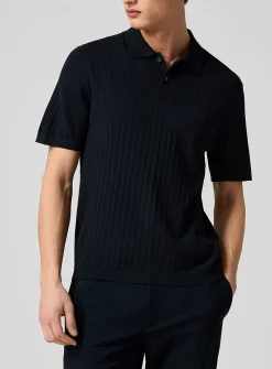 Soris cable-knit polo