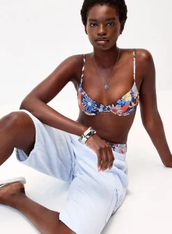 Soul flowers balconette top