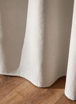 Speckled blackout curtain