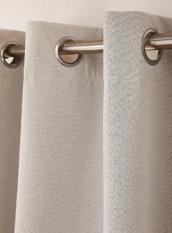 Speckled blackout curtain