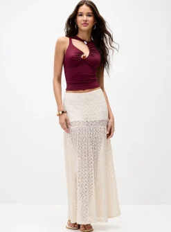 Spiral opening cami