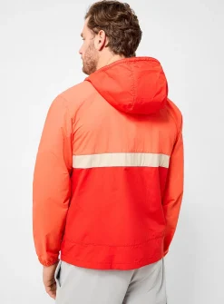 Spire Valley colour-block stretch windbreaker jacket