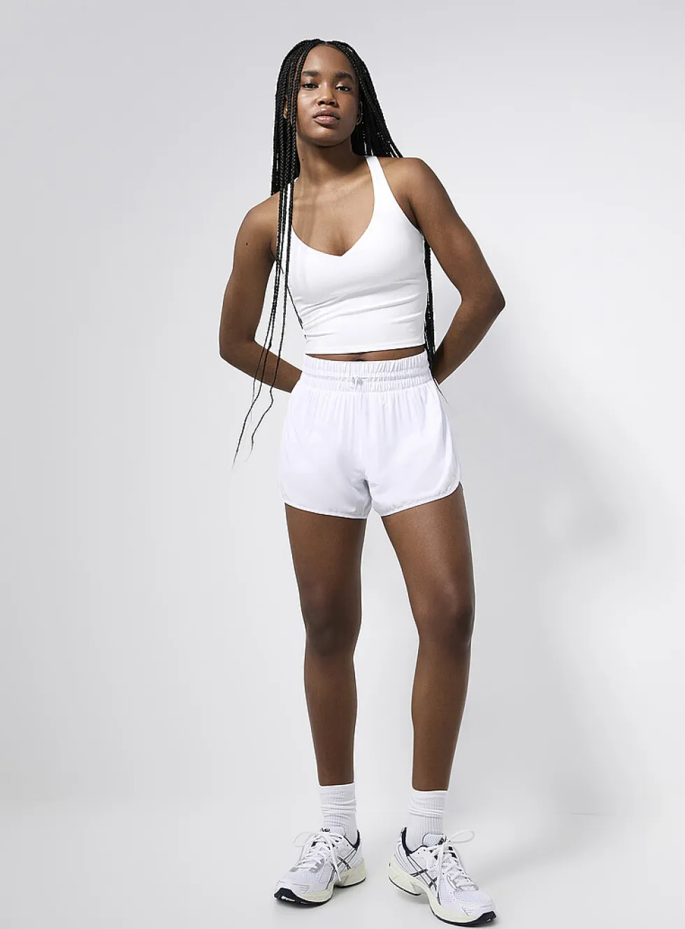 Split-hem short