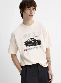 Spooky graphic loose T-shirt