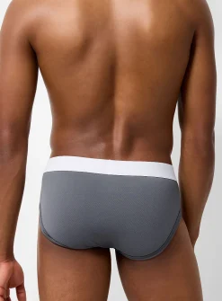 Sporty microfibre brief