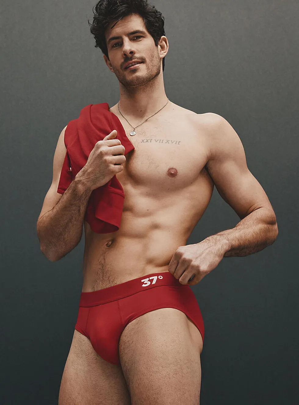 Sporty microfibre brief