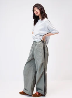 Sporty stripe canvas pant