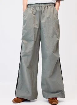 Sporty stripe canvas pant
