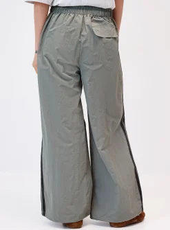 Sporty stripe canvas pant