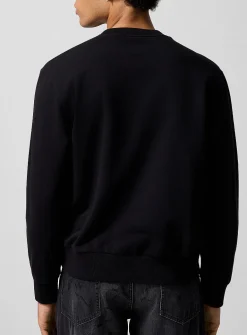 Spray paint print sweatshirt