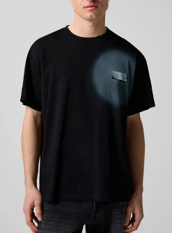 Spray paint print T-shirt
