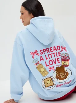Spread a Little Love fleece hoodie