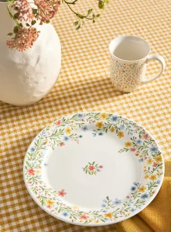Spring flowers large plate