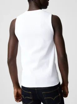 Square neckline ribbed cami