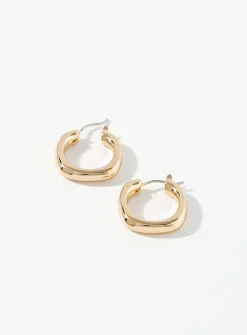 Square silhouette earrings