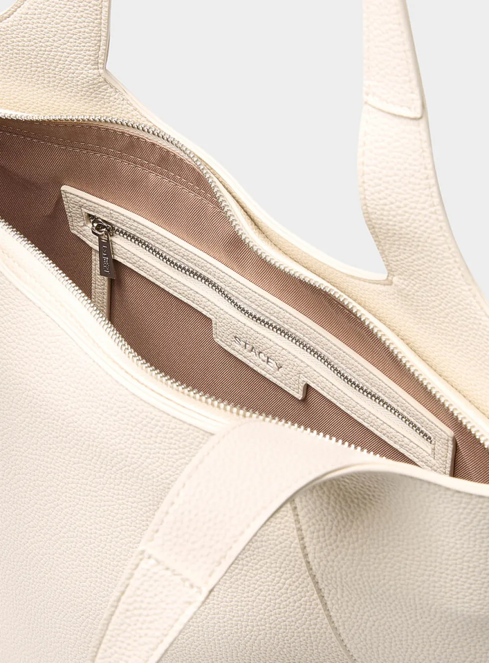 Stacey pebbled tote bag