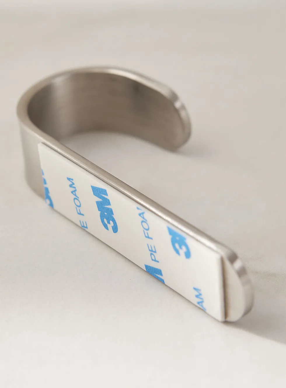 Stainless steel adhesive hook