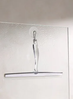 Stainless steel cleaning squeegee