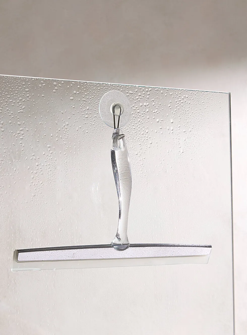 Stainless steel cleaning squeegee