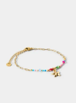 Starfish colourful bead bracelet
