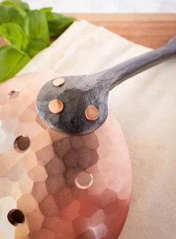 Steel and copper ladle and skimmer duo