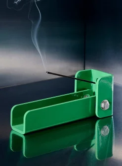 Steel incense holder