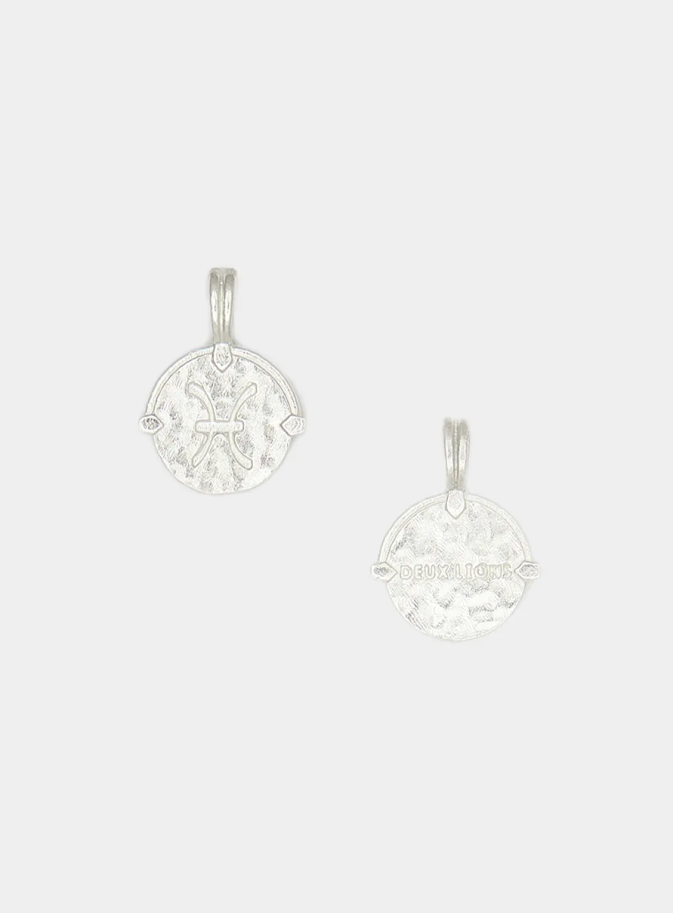 Sterling silver baby zodiac sign necklace and chain set