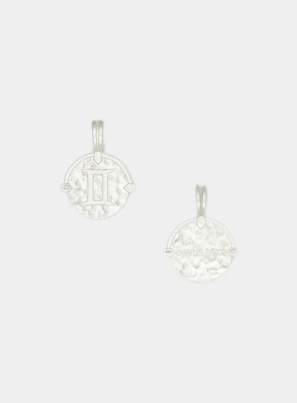 Sterling silver baby zodiac sign necklace and chain set