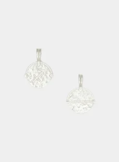 Sterling silver baby zodiac sign necklace and chain set