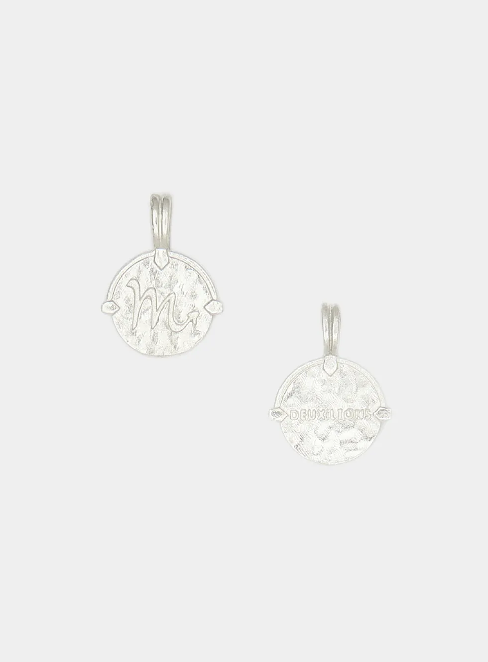 Sterling silver baby zodiac sign necklace and chain set