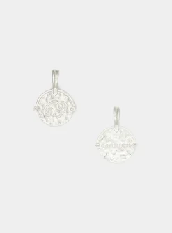 Sterling silver baby zodiac sign necklace and chain set