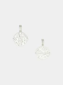 Sterling silver baby zodiac sign necklace and chain set