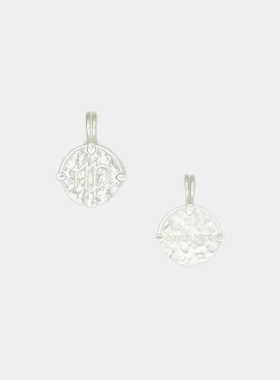 Sterling silver baby zodiac sign necklace and chain set