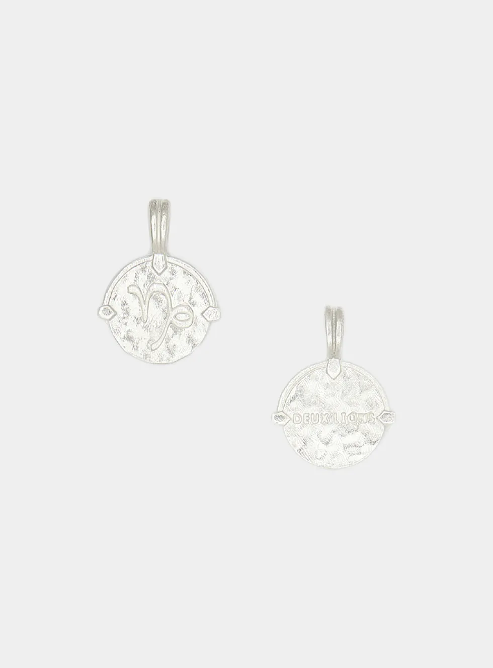 Sterling silver baby zodiac sign necklace and chain set