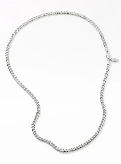 Sterling silver Cuban-link chain