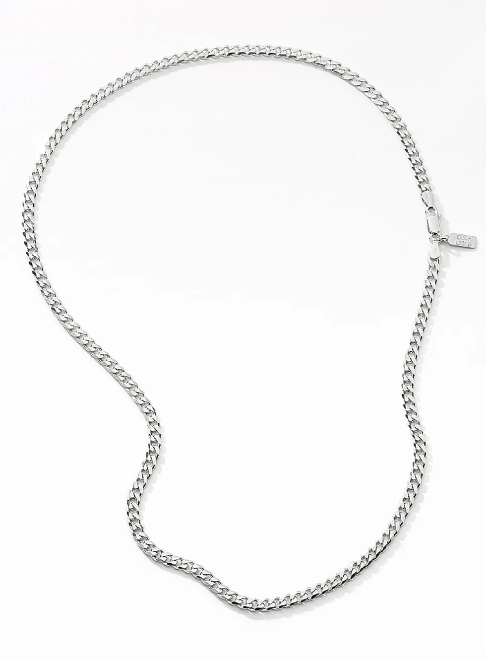 Sterling silver Cuban-link chain
