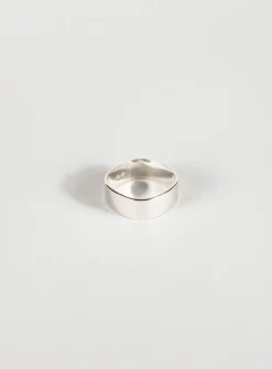 Sterling silver flat square band